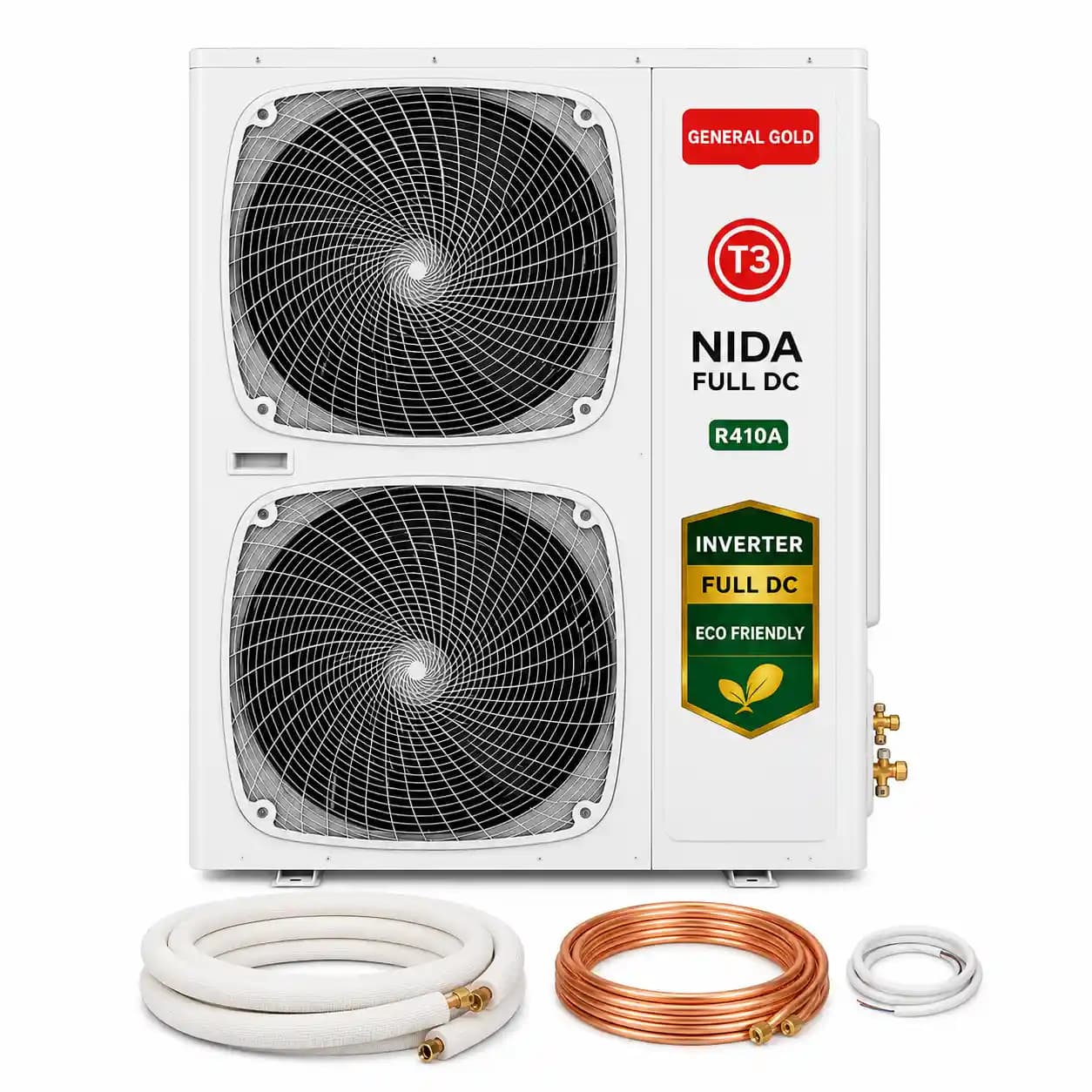 کولر گازی ایستاده 60000 جنرال گلد اینورتر نیدا (NIDA) مدل GG-GHF60000D NIDA T3 (نسل3) - 3