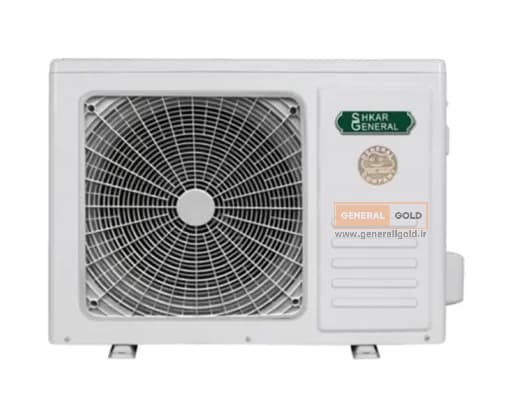 کولر گازی جنرال شکار 12000 لبخندی، گاز R410 مدل (نسل2)GNR-12WAA generalgold - 2