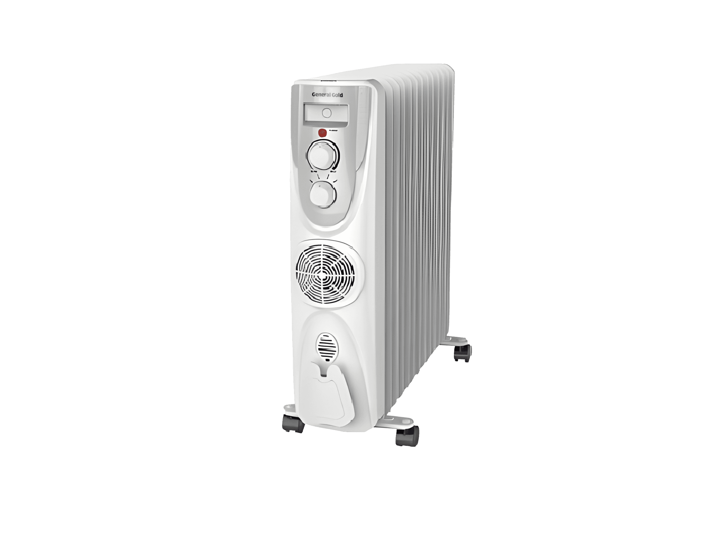 شوفاژ برقی جنرال گلد 13 پره (فن دار) مدل GGOH-13FW-B generalgold
